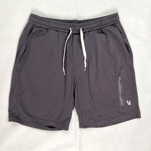 Vuori Sunday Performance Shorts Black Zip Pockets Athletic Outdoor V381 Size M